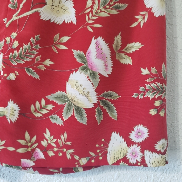EP Pro Red Floral Golf Skort size 6 Chinoiserie - Picture 6 of 14